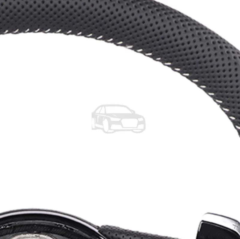 for Audi A5 A4B9 A3 S5 silver edge shift paddles. With function keys and black frame, fully perforated. Auto parts white line