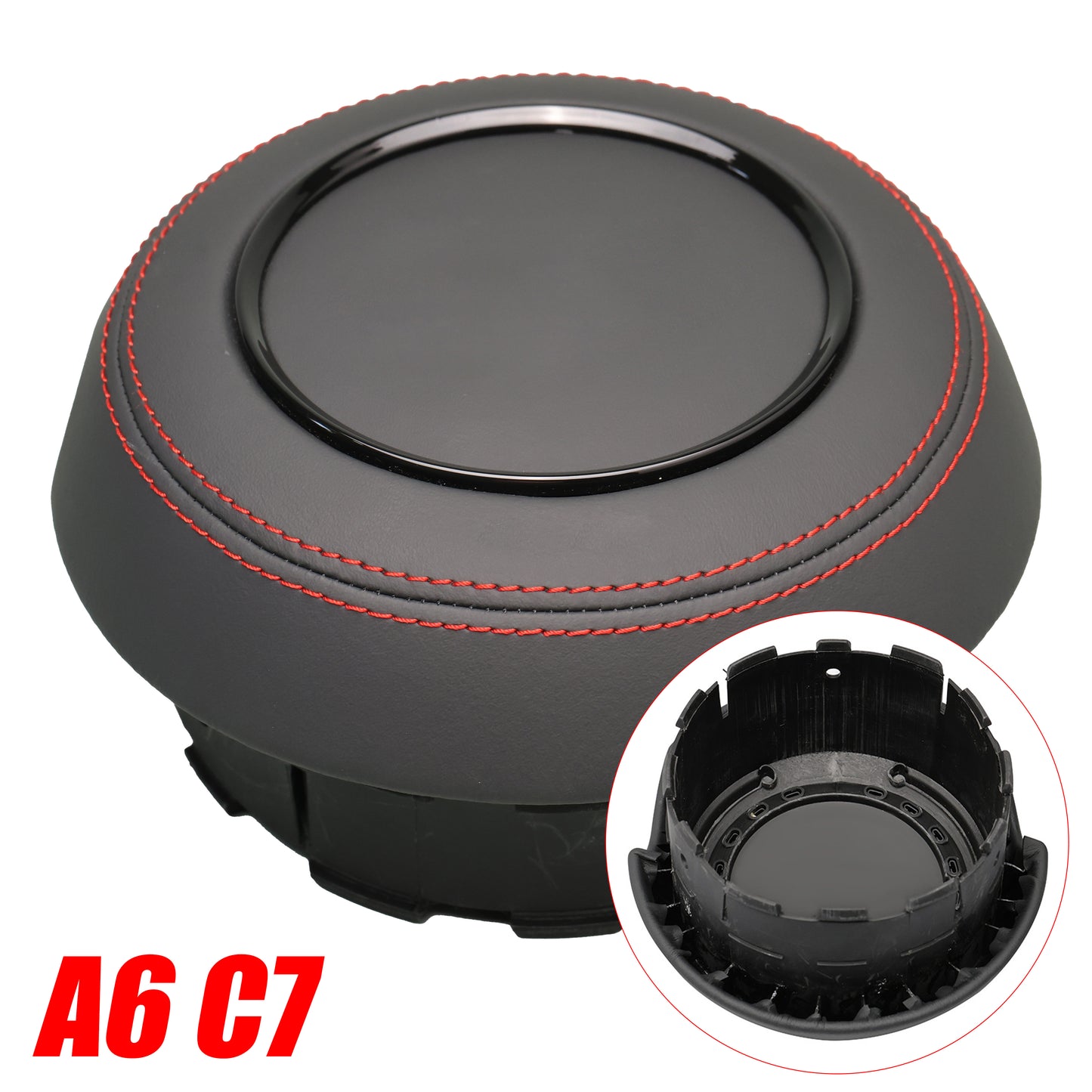 For Audi A3、A4、 A5 、A6、 A7 、A8、Q3、Q5、Q7、Q8、R8、TT，shell culeather and Alcantara Horn cover、steering wheel covers   Suture color can be customized