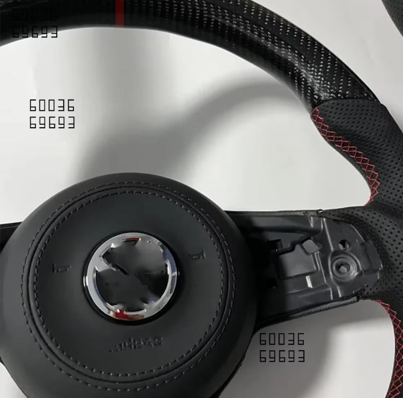 For Golf 7 7.5 GTI GTD GTE R 2013-2020 Polo GTI Tiguan Passat DSG shell culeather and Alcantara Horn cover、steering wheel cover