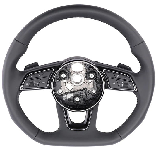 Suitable for Audi A4 B9 A3 A5 S5 small shift paddles. With function keys and black frame. Car accessories, steering wheel.